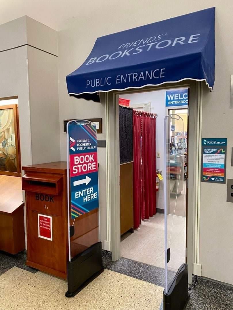 Entrance to the bookstore